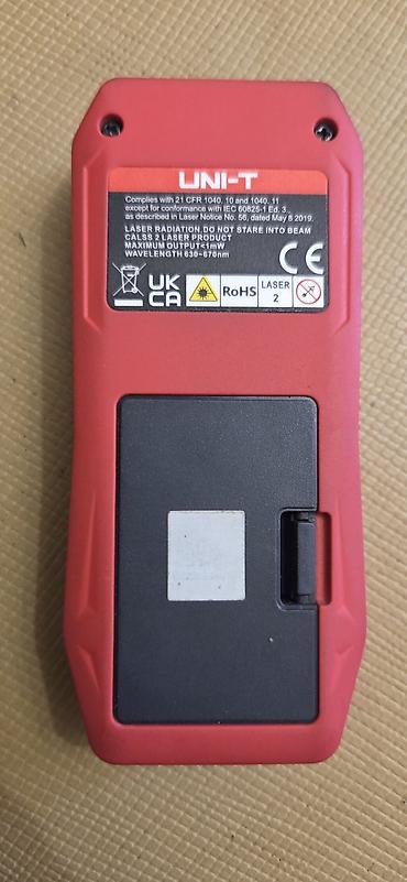 sud ceken: UNI-T LM100A lazer məsafəölçən - Ölçmə məsafəsi: 100 m - Daxili — 3