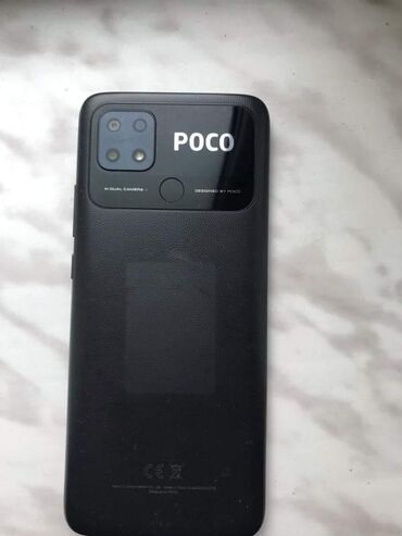 Mobil telefon və aksesuarlar: Poco C40, 64 GB, rəng - Qara, Sensor