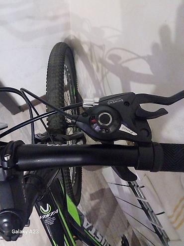 VISTA dağ velosipedi - Çərçivə: yüngül alaşımlı hardtail, qara-yaşıl lalafo.az -da — 5 VISTA dağ velosipedi - Çərçivə: yüngül alaşımlı hardtail, qara-yaşıl — 5