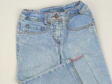 Jeansowe: Spodnie jeansowe, 7 lat, 116/122, stan - Zadowalający