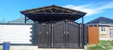 Распашные ворота: Кованые изделия под заказ: ворота, калитки, ограждения, перила — 43