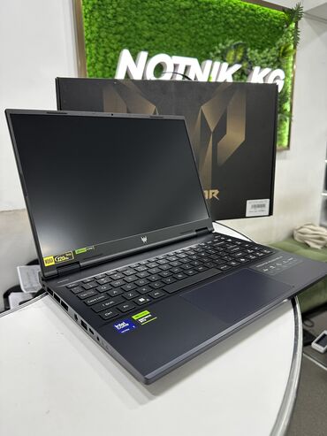 ноутбук планшет: Ноутбук, Acer, 32 ГБ ОЗУ, Intel Core i9, 16 ", Новый, Игровой, память NVMe SSD