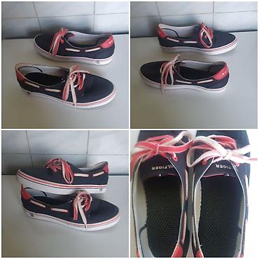 asos obuca: Original Tommy Hilfiger ženske platnene patike/cipele u mornarskom — 2