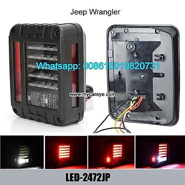 Jeep Wrangler LED Tail Lights Brake Reverse Light Rear Back Up Turn - Putalibazar