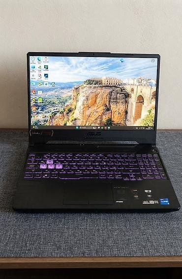 ASUS: ASUS TUF GAMİNG F15 oyun noutbuku 💻 Əsas xüsusiyyətlər: Prosessor — 1