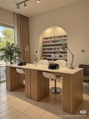 Sifarişlə manikür masaları: Düz masa, Siyirməli, Polkasız, Teksturalı laminat, Kredit yoxdur — 6