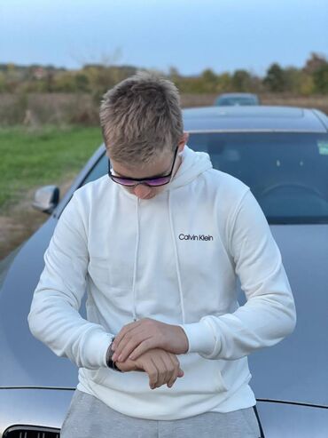 Duksevi: Calvin Klein muški duks sa kapuljačom Novo Veličine s m l xl 2xl 3xl — 10