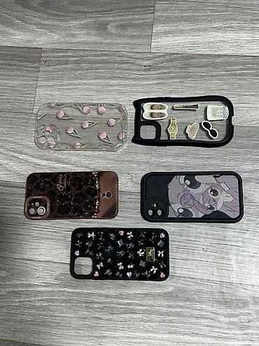 бу чехлы: Набор чехлов для iPhone (7шт.) на 11 - Прозрачный силиконовый чехол — 1