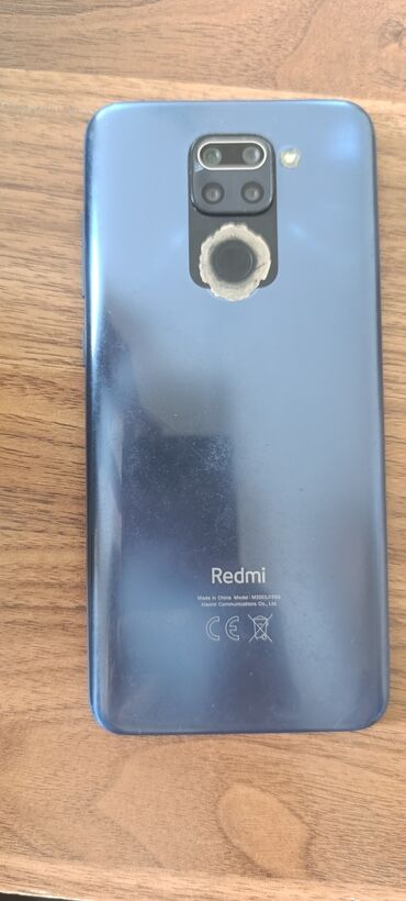 ayfon7 qiyməti: Xiaomi Redmi Note 9, 64 GB, rəng - Göy, 
 Barmaq izi, İki sim kartlı, Face ID