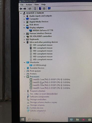 hp envy 17m cg1013dx: Masaüstü kompüter seti – tam hazır iş/oxu/ofis üçün Tərkibi: - Sistem — 10