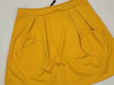 żółte spódnice damskie: Skirt, S (EU 36), condition - Good