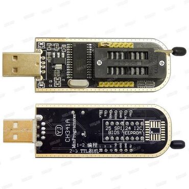 Другие аксессуары для фото/видео: Flash BIOS USB программатор CH341A, SOIC8 SOP8 Компактный USB