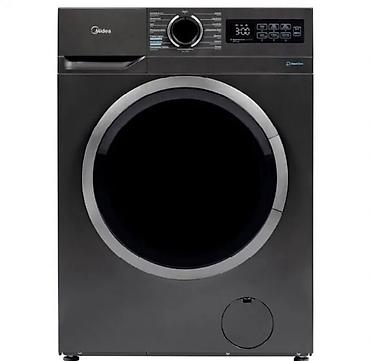mmz 007: Стиральная машина Midea с фронтальной загрузкой. MF01814BS47/T серый — 1