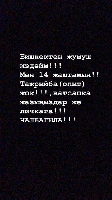 пицца бишкек: Поиск работы в Бишкеке для 14-летнего подростка без опыта. Для связи at lalafo.kg пицца бишкек: Поиск работы в Бишкеке для 14-летнего подростка без опыта. Для связи