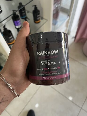 ətir satışı: Xanımlar üçün ideal saç maskası satışdadır Rainbow firmasına