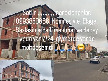 Kommersiya daşınmaz əmlakının satışı: Yeni tikili – 3 mərtəbəli kommersiya və yaşayış təyinatlı bina karkası — 5