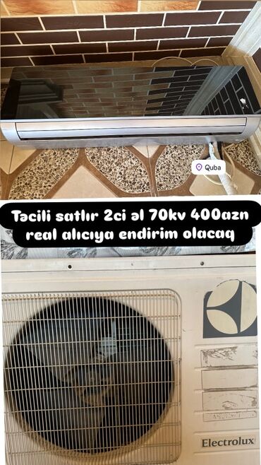 soyu: Кондиционер Electrolux, Б/у, 70-80 м², Сплит-система, Нет кредита
