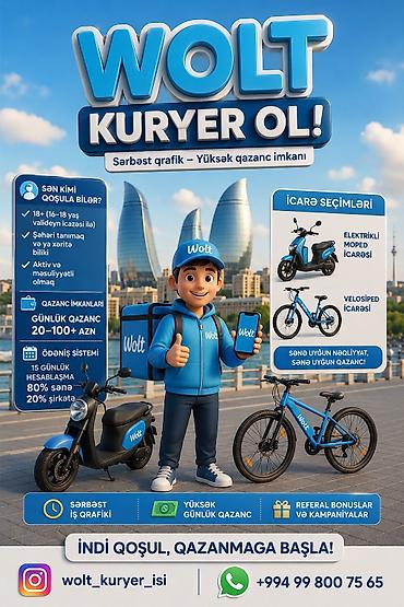 bakı qebele avtobus: Sürücü-kuryer tələb olunur, Nəqliyyat təmin edilir, İşəmuzd ödəniş, Təcrübəsiz — 1