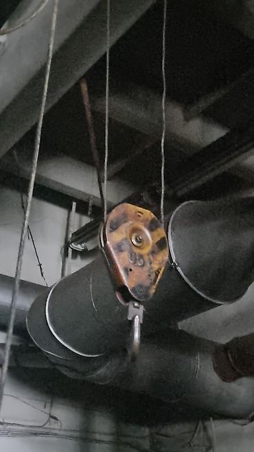 Двутавровая балка: Продается подвесная кран балка + пути., ширина пролёт 8метров, длина — 6