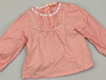 bluzka różowa neonowa: Blouse, 1.5-2 years, 86-92 cm, condition - Good