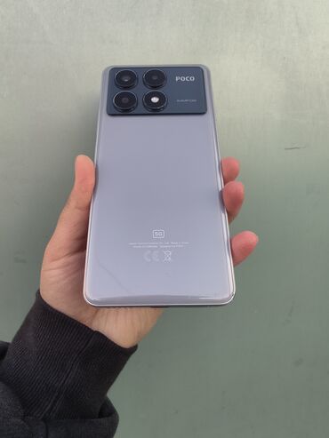 телефон игровой: Poco X6 Pro 5G, Б/у, 256 ГБ, цвет - Серый, 2 SIM