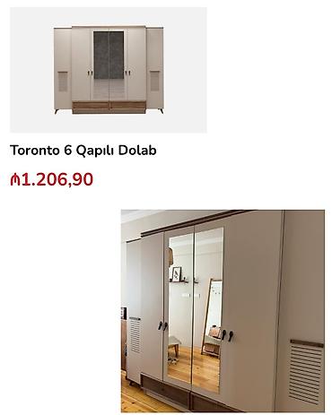 Dolab yeni alınıb,satılır 500₼. ölçüsü 2.70/210,dərinlik 53. perladan
