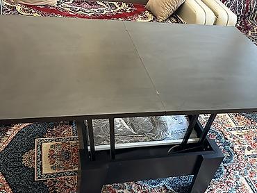 2 divan: Jurnal masası, İşlənmiş, Transformer, Kvadrat masa — 4