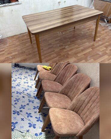 Quruducular: Qonaq otağı üçün, İşlənmiş, 6 stul