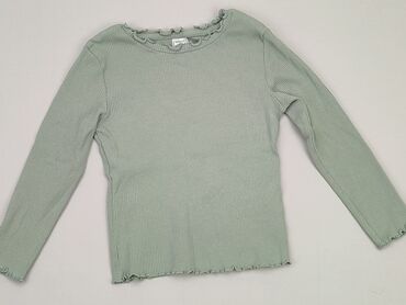 bluzka satynowa fuksja: Bluzka, 7 lat, 116-122 cm, stan - Bardzo dobry