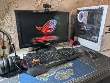 ноутбук asus rog: Компьютер, ядролор - 6, ОЭТ 16 ГБ, Оюндар үчүн, Колдонулган, Intel Core i5, NVIDIA GeForce RTX 2060, SSD