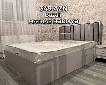 matras taxt: Bazalı tək nəfərlik çarpayı – matras hədiyyə - Qiymət: 349 AZN — 1