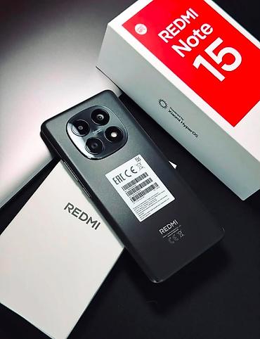 xiaomi ipad: Redmi, Redmi Note 15, Новый, 256 ГБ, цвет - Черный, 2 SIM — 1