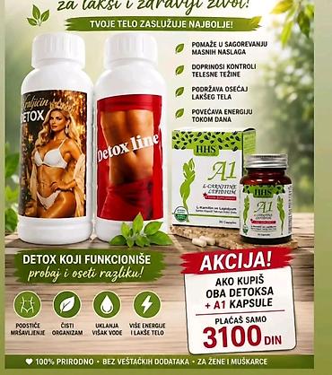 Suplementi: Paket za podršku mršavljenju i detoksikaciji: HHS A1 kapsule + Detox — 3