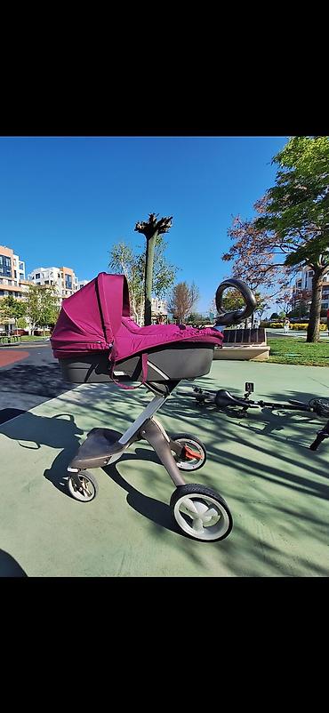 maxi cosi: Uşaq arabası – yüksək mövqeli beşik modullu - Rəng: tünd bənövşəyi — 1