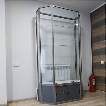 Стеллажи: Прилавок витрина, витрина стеклянная, торговые витрины металлические — 8