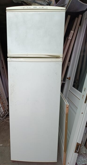 холодильник midea бишкек: Холодильник Nord, Б/у, Двухкамерный, 171 *