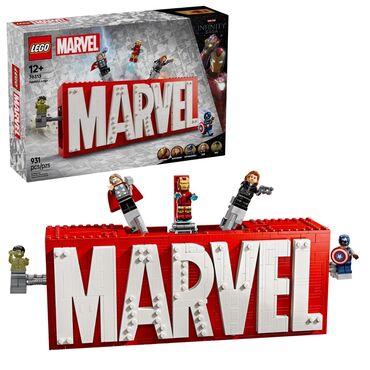 Игрушки: Lego Marvel 76313 Логотип и минифигурки MARVEL🥷🧌🥷🦸New 2025!