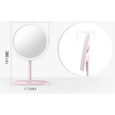 Зеркала: Настольное косметическое зеркало с подсветкой LED для макияжа — 3