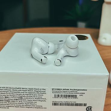 Уюлдук телефондор үчүн аксессуарлар: AirPods | AirPods Pro (2-го поколения) Премиальные беспроводные — 3