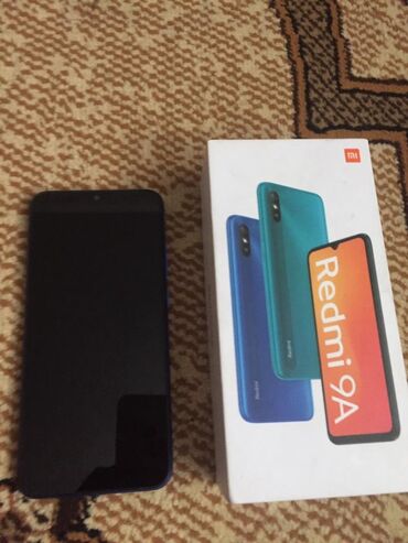 телефон redmi: Xiaomi, Redmi 9A, Новый, 32 ГБ, цвет - Синий, 2 SIM