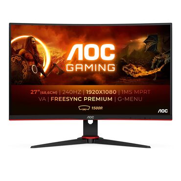 kamera manitoru: AOC C27G2ZE Ekran ölçüsü: 27 düym (curved) Çözünürlük: Full HD