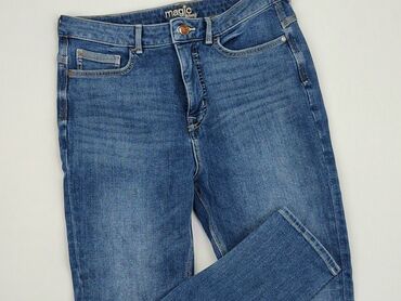 spódnice jeansowe midi z guzikami: Jeansy, Marks & Spencer, L, stan - Bardzo dobry