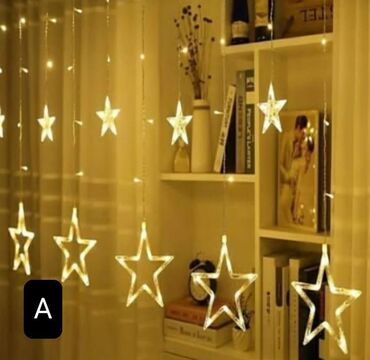 Yolka işıqları: İşıqlar Ulduz işıqlar Şekilleri çevirerek formalara ve ölçüsüne baxa — 10