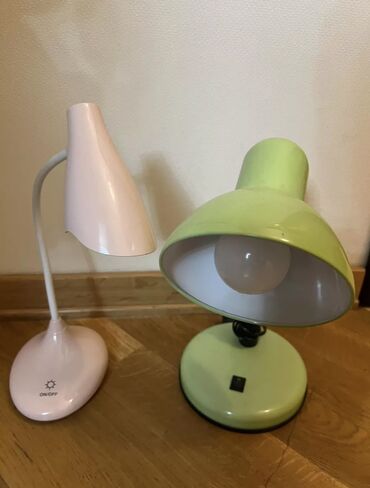 Stol lampaları: Lampa biri 10 m. İkisi bir yerdə 15 m