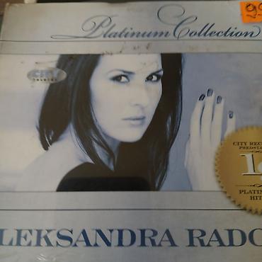 anker ploce: CD izdanje: Aleksandra Radović – Platinum Collection - Izdavač: City — 1