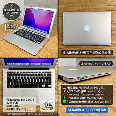 apple notebook: Apple MacBook Air 13.3" | Core i5 / 4GB / 120GB SSD 🔥 Apple MacBook — 1