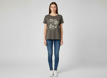 koszulki z własnym nadrukiem poznań: Sinsay, T-shirt damski, rozmiar M