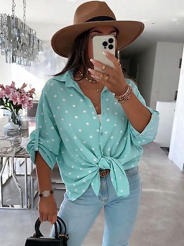 Košulje: ✨✨Ženska ležerna košulja na tufne - Model: klasična košulja na dugmad — 4