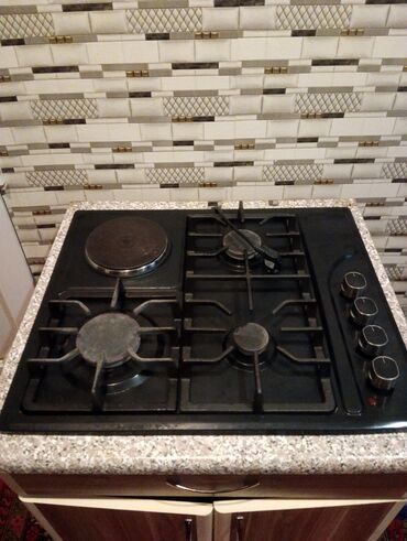 metbex ucun qaz sobalari: Plitə Qarışıq, 4 gözlü