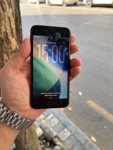 mi 8 ikinci el: IPhone SE 2020, 64 GB, Qırmızı, Barmaq izi